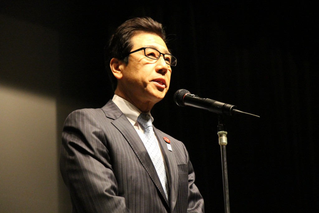 来賓を代表して秋元克広札幌市長にご挨拶を頂戴しました